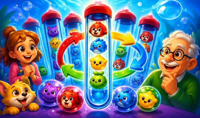 Ball Sorting: AnimalMania game cover
