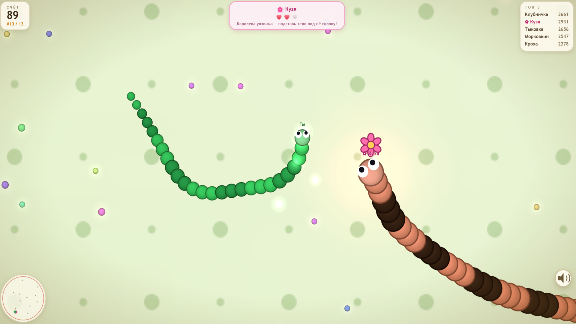 Червячки: Садовая Арена — screenshot 1