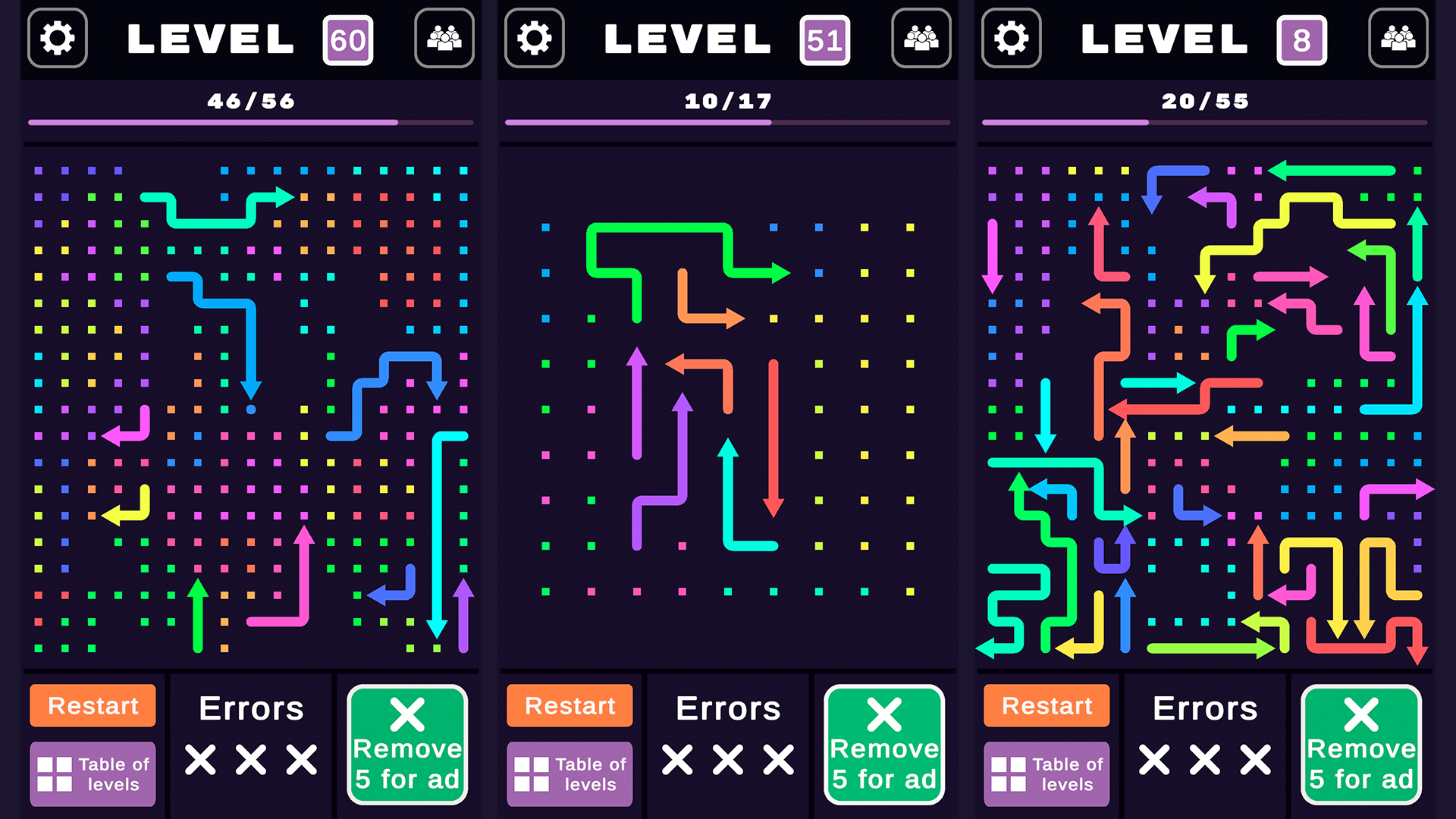 100+ levels of arrows - Unravel everything! screenshot