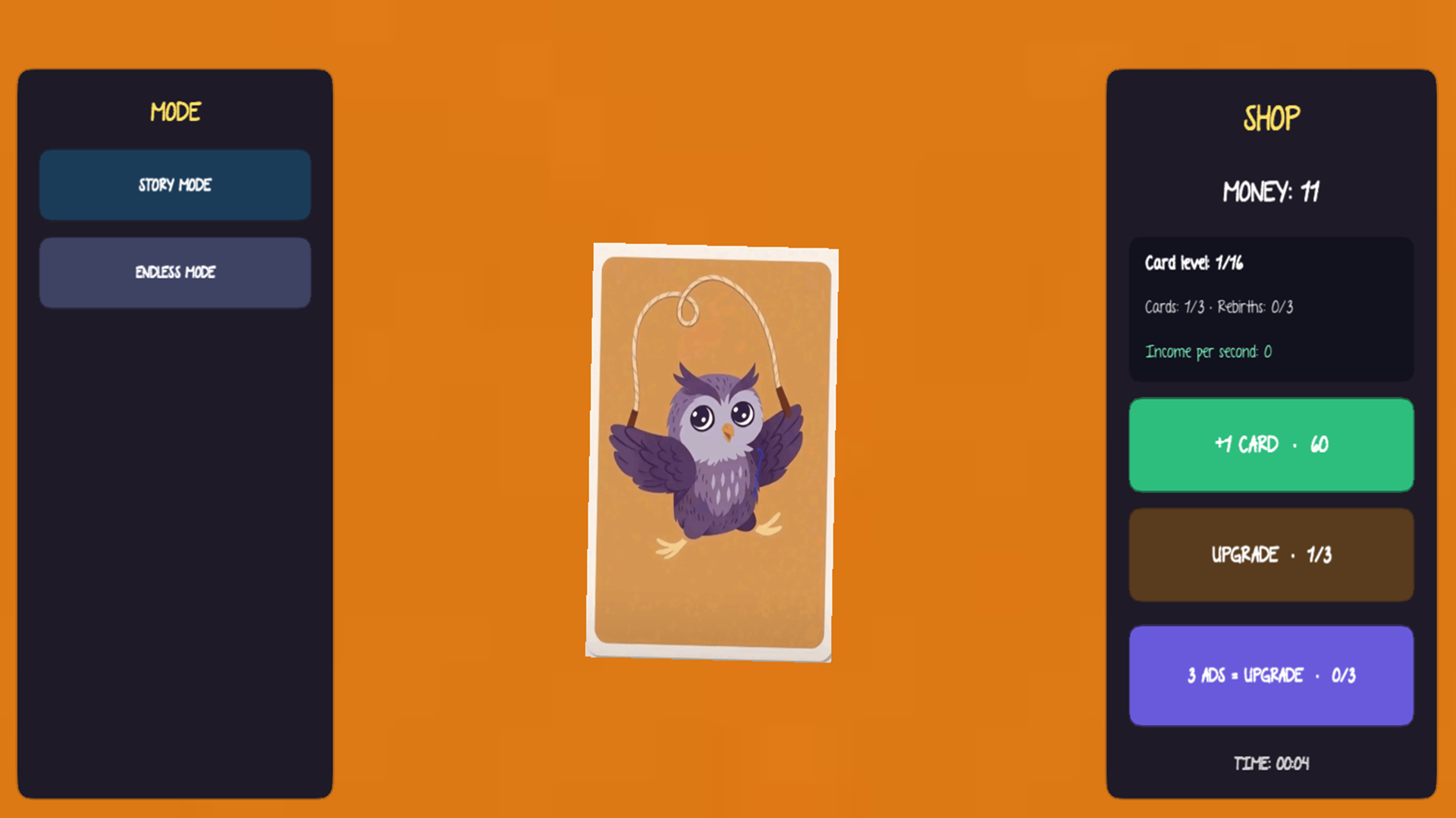 Owl on a Jump Rope - Clicker — screenshot 1