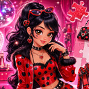 LadyBug Fashion Puzzles