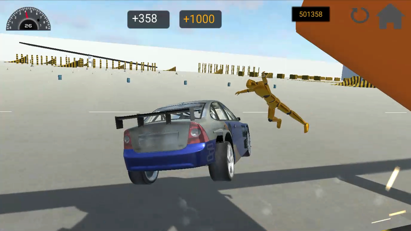 Crash tests of cars with airbags screenshot