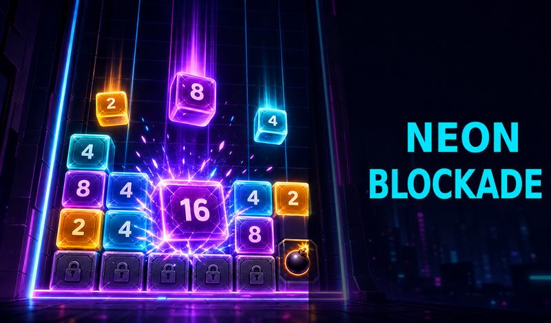 Neon Blockade game cover