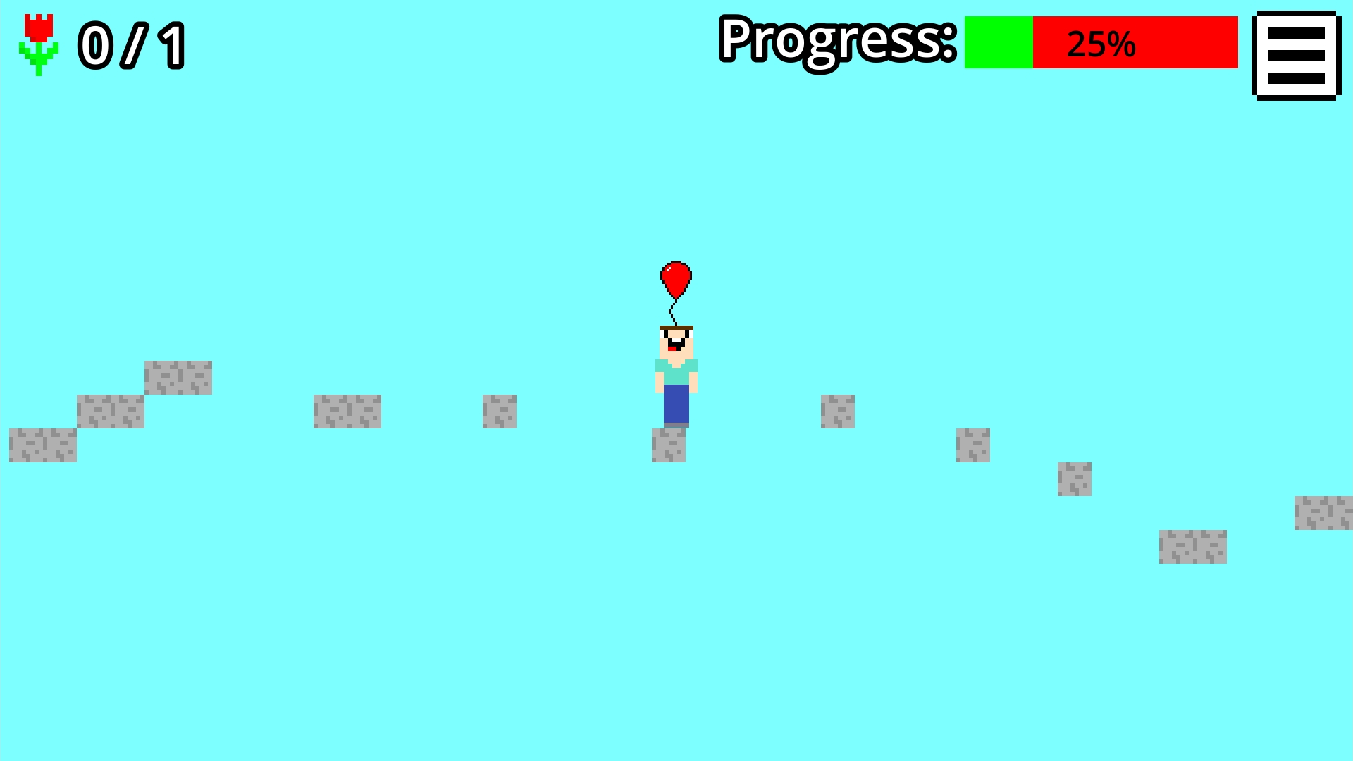 Noob Parkour 2D - Bring the Flower — screenshot 3