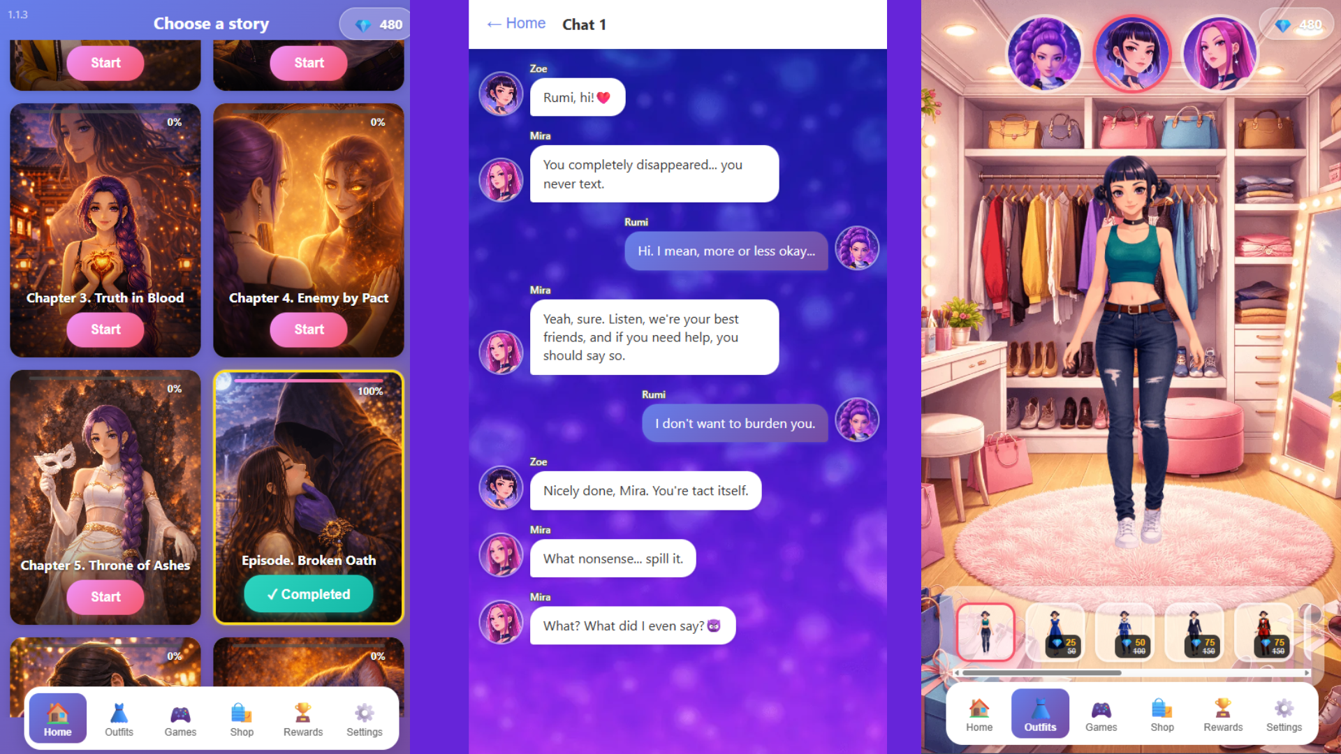 K-Pop Demon Hunters: Chat with Rumi screenshot
