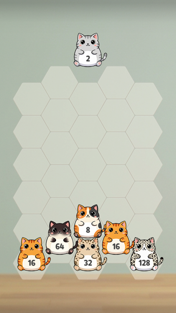 Caterfall 2048 screenshot 3