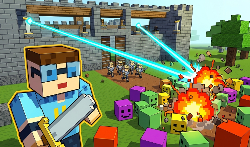 Qubie: Castle Defense game cover
