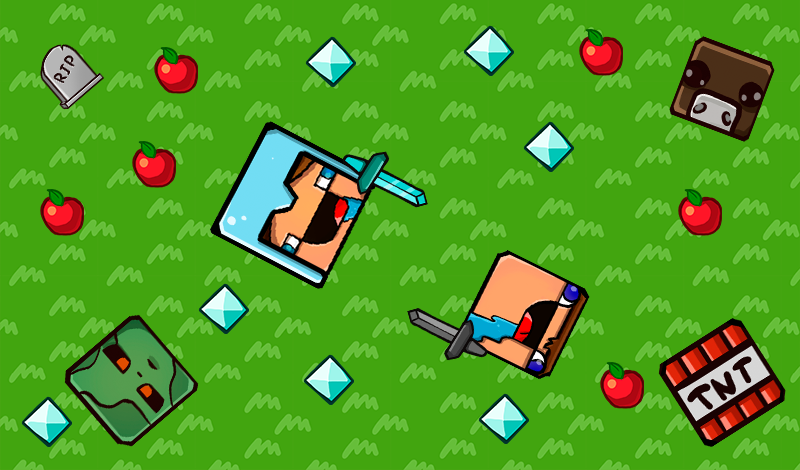 Crazy Steve.io game cover