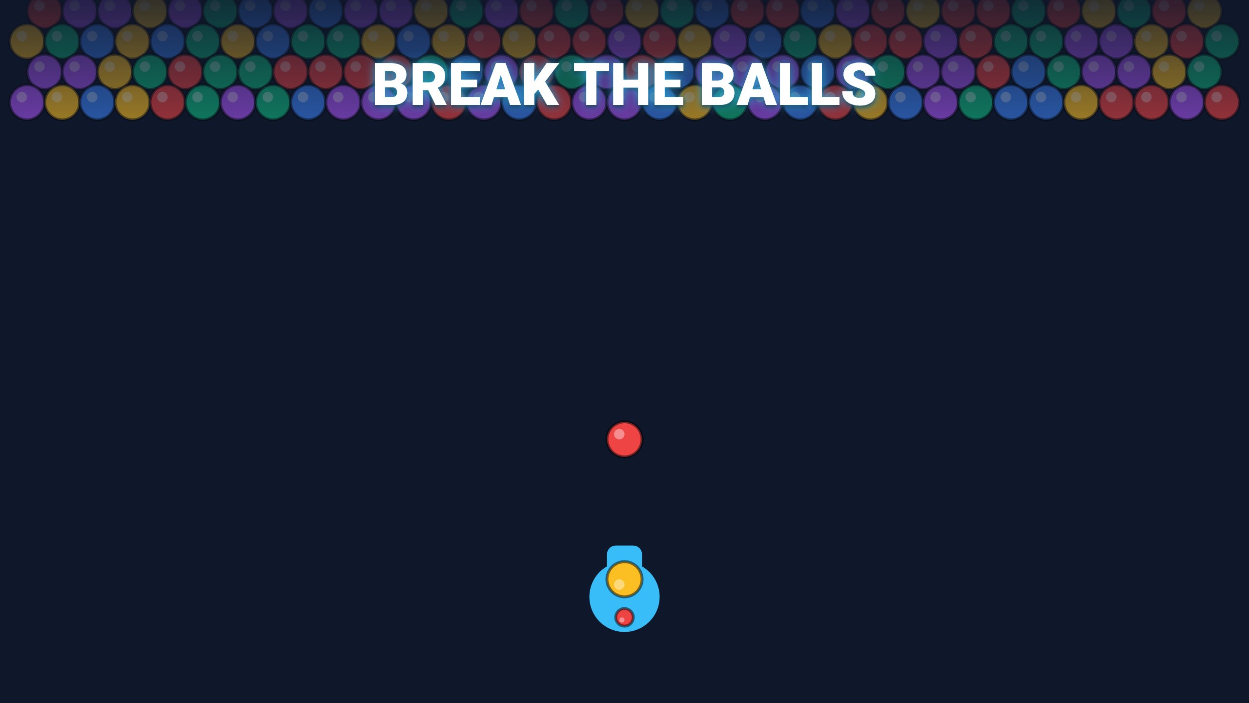 Neon Bubble Shooter — screenshot 1