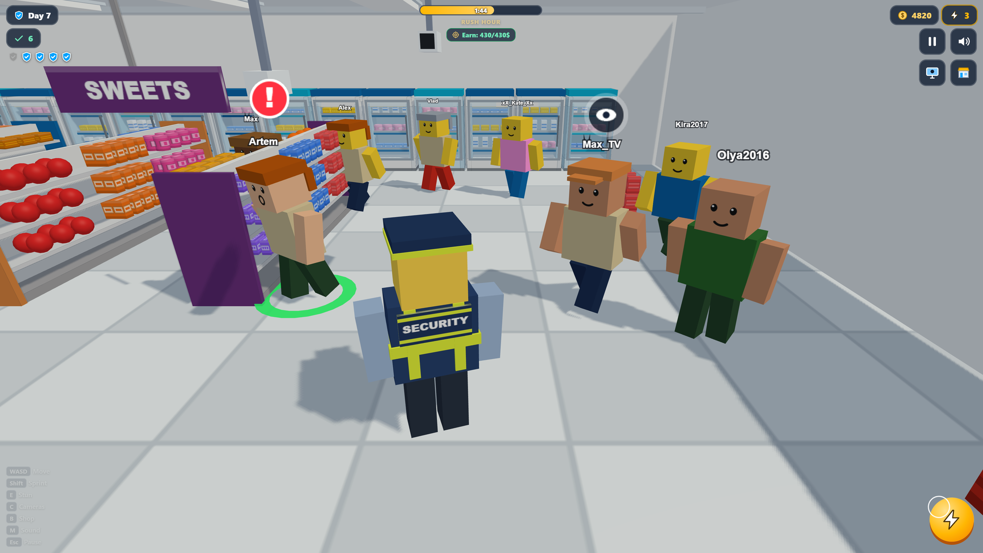 Supermarket Guard — screenshot 3