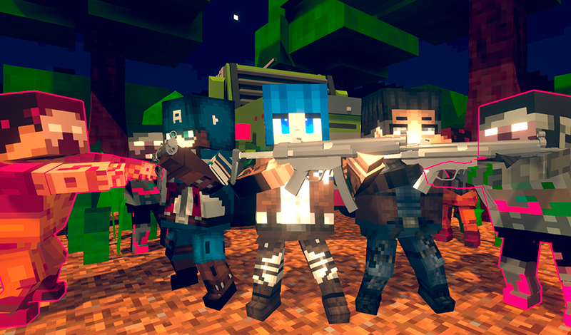 Zombies are attacking. Emma saves her friends. game cover
