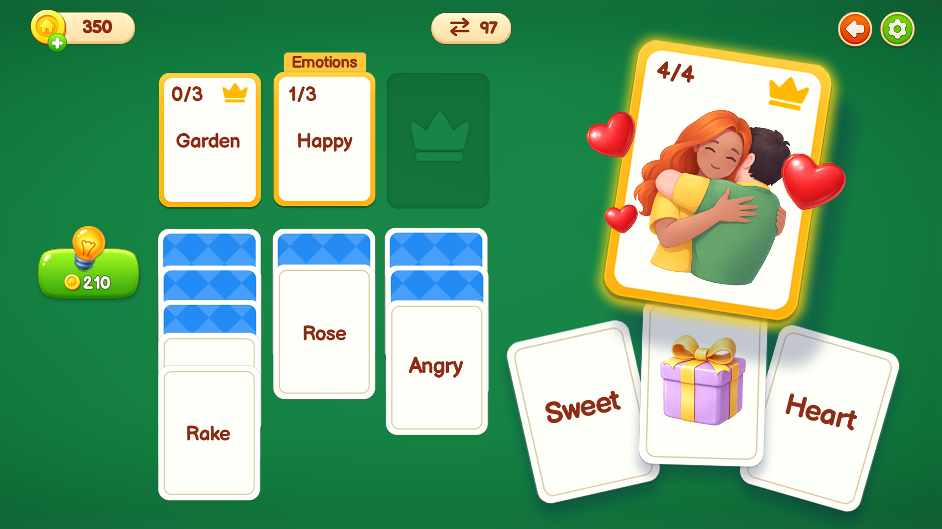 Solitaire Word Chains screenshot