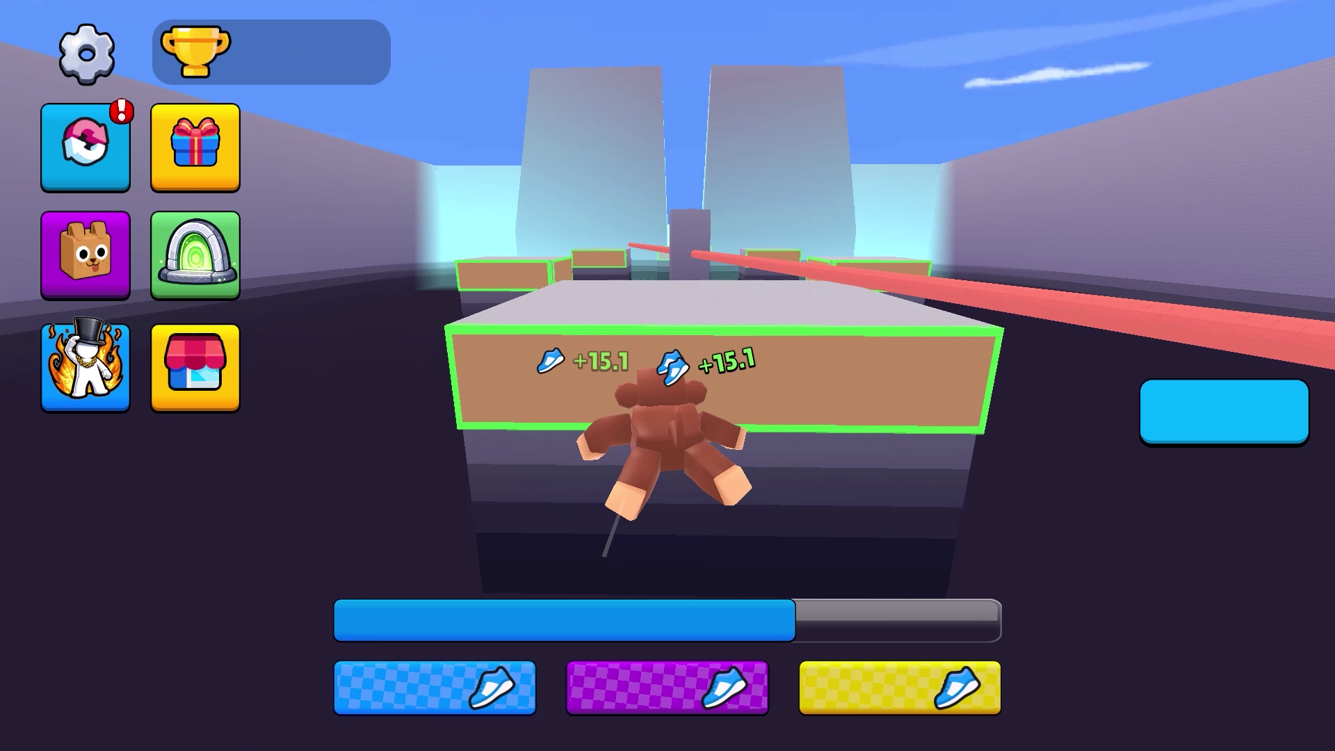 +1 Speed - Monkey Parkour Obby — screenshot 3
