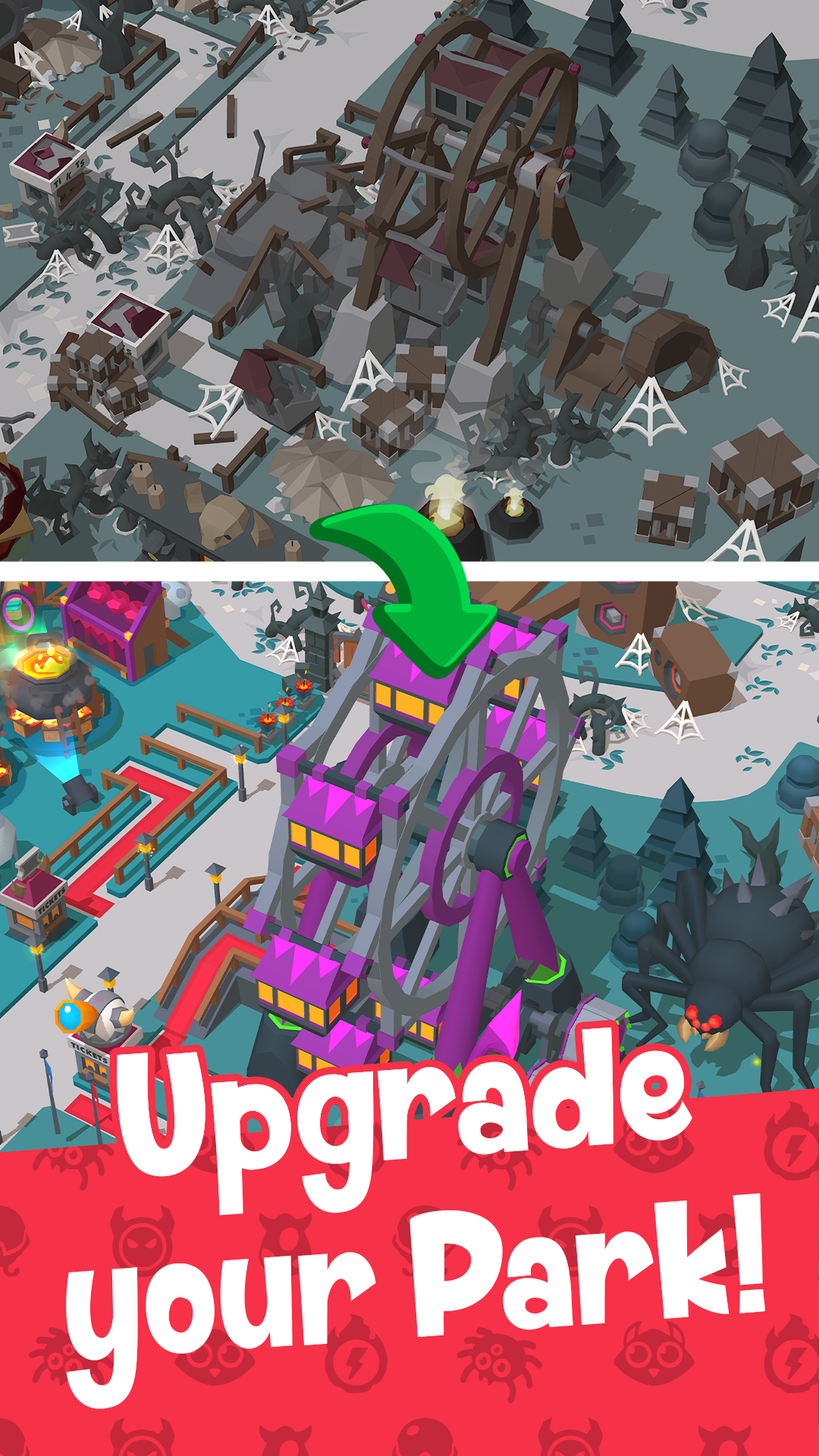 Hell Merge Theme Park screenshot 9