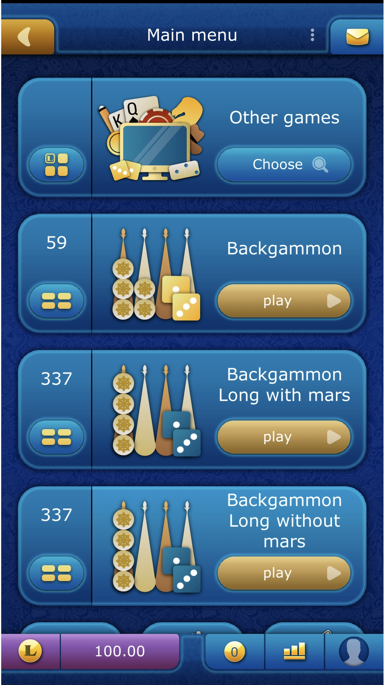 Backgammon screenshot 6