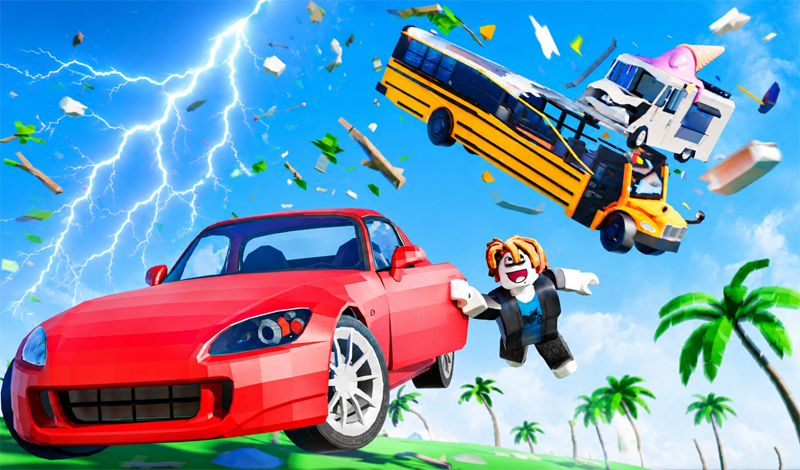 Obby: Destroy Stuff With Lightning game cover