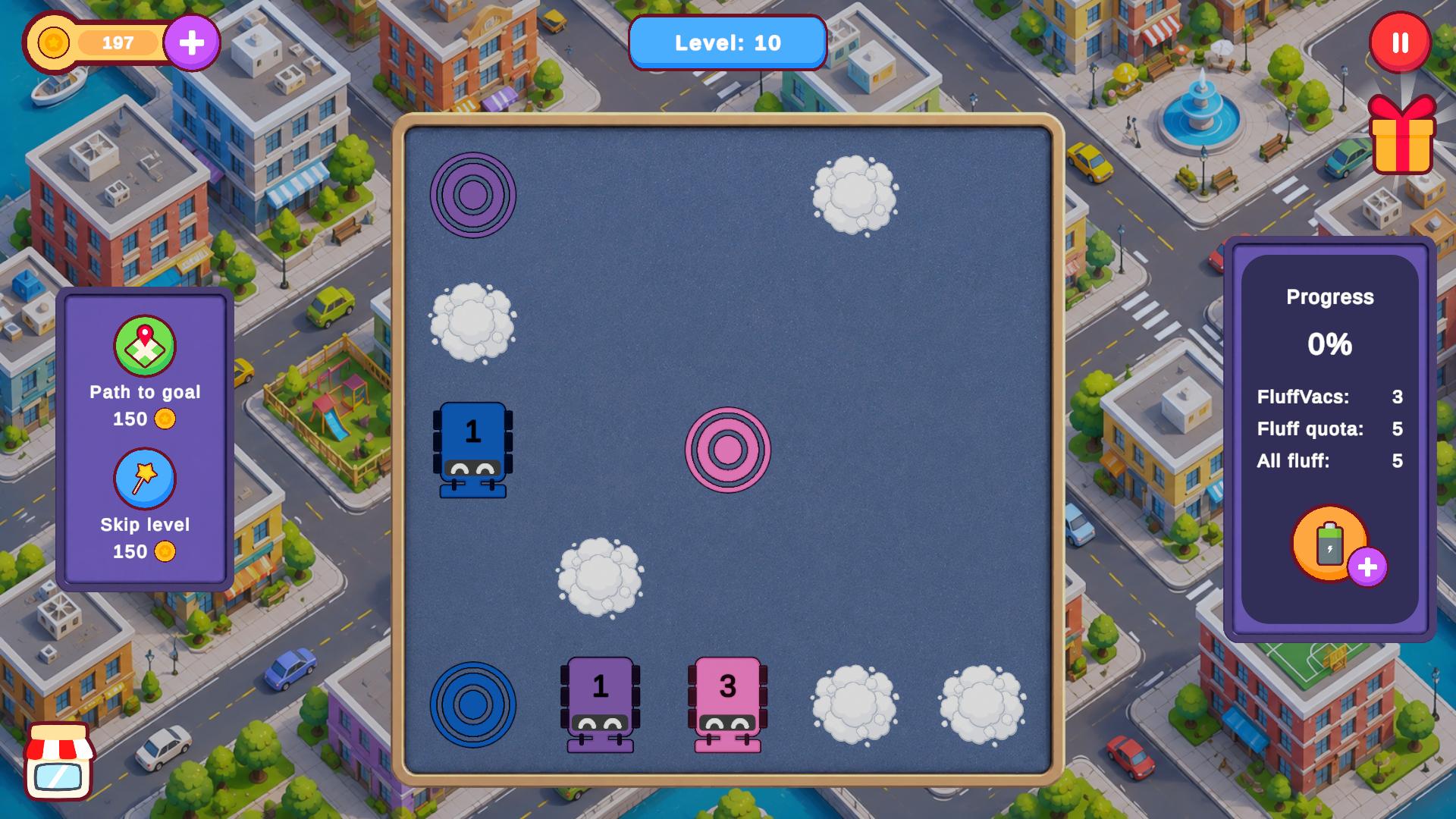 Park fluffvacs & collect fluff — screenshot 4