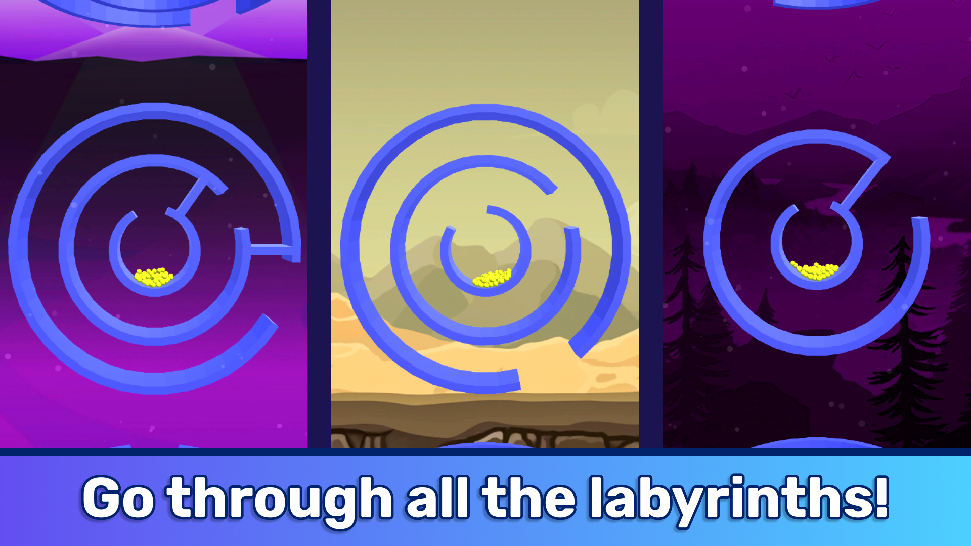 Balls in the Maze - A Challenging Puzzle screenshot