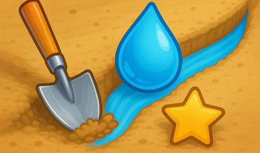 Dig the Water's Path