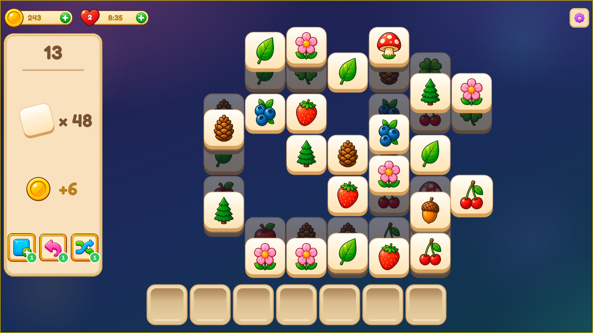 Mahjong Trio: Magic Meadows — screenshot 2