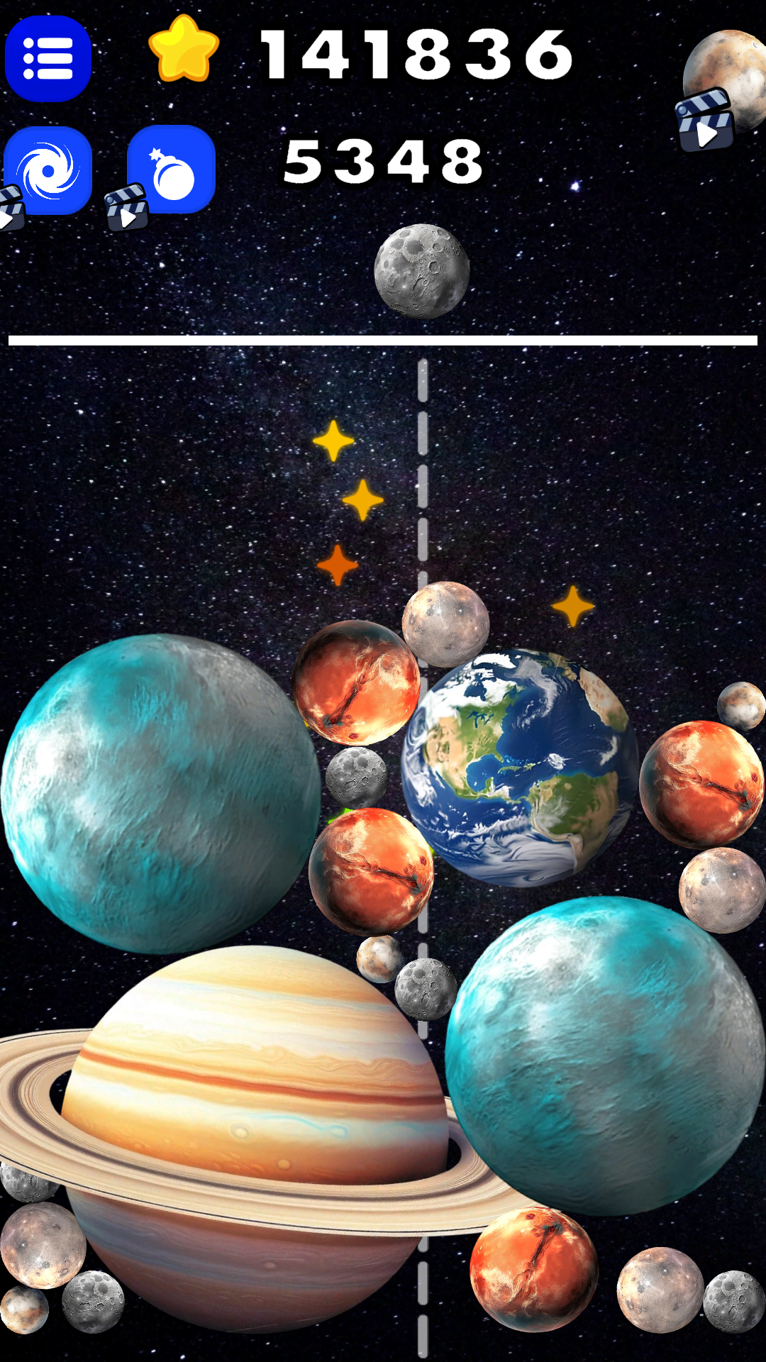 Planetarium merge: Match the planets screenshot 8