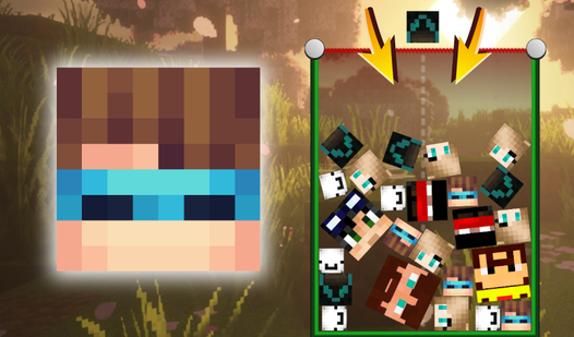 Merge youtubers on Mine!