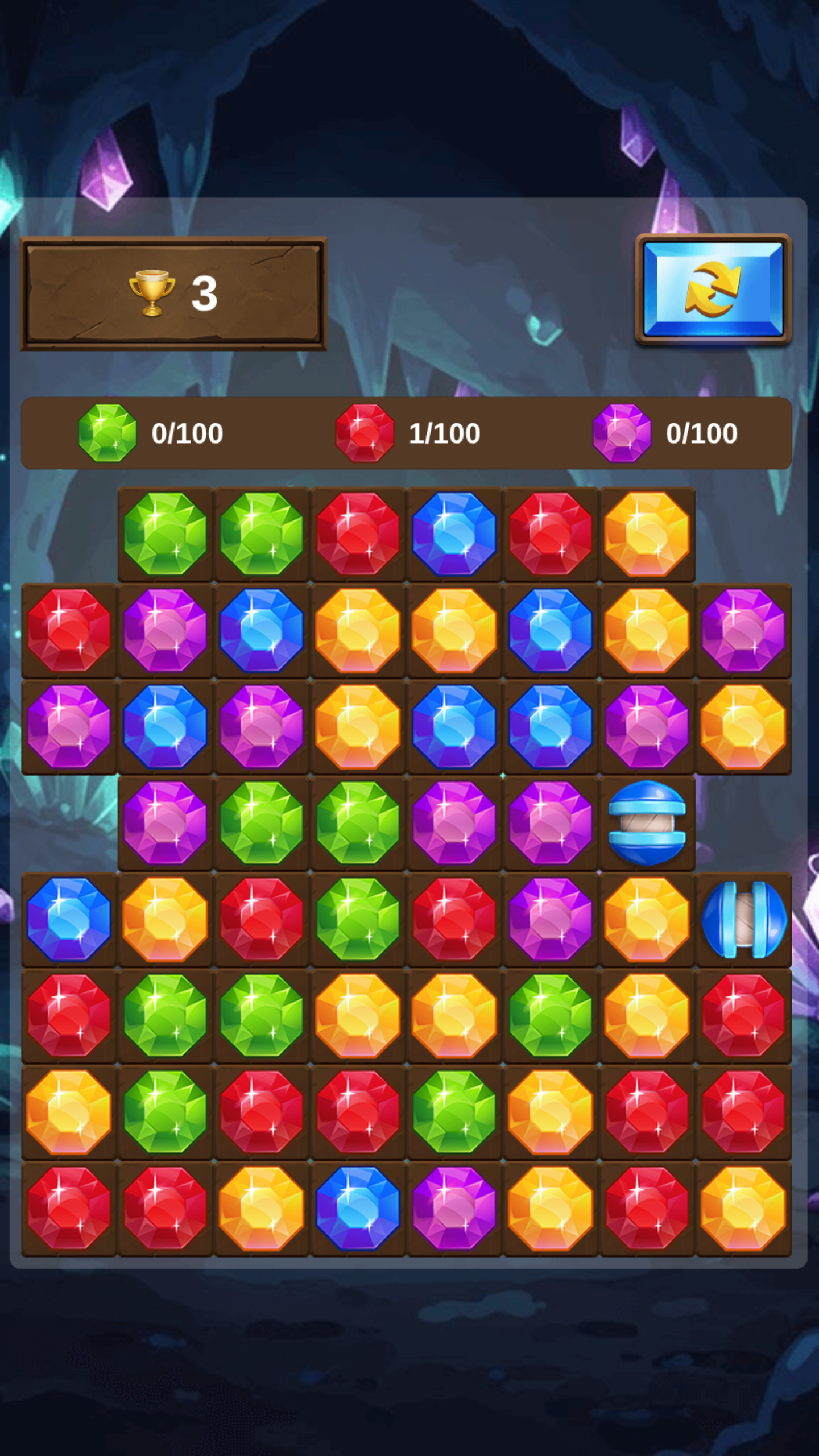 Three in a Row: Colored Blocks screenshot 6