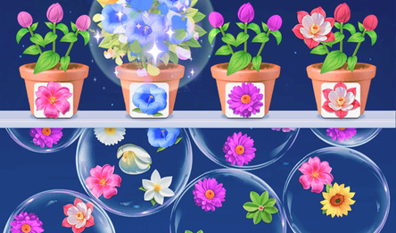 Flower Bubble: Merge & Match