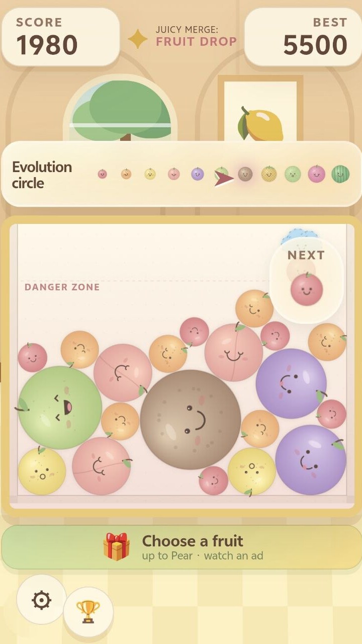 Juicy Merge: Fruit Drop screenshot 5