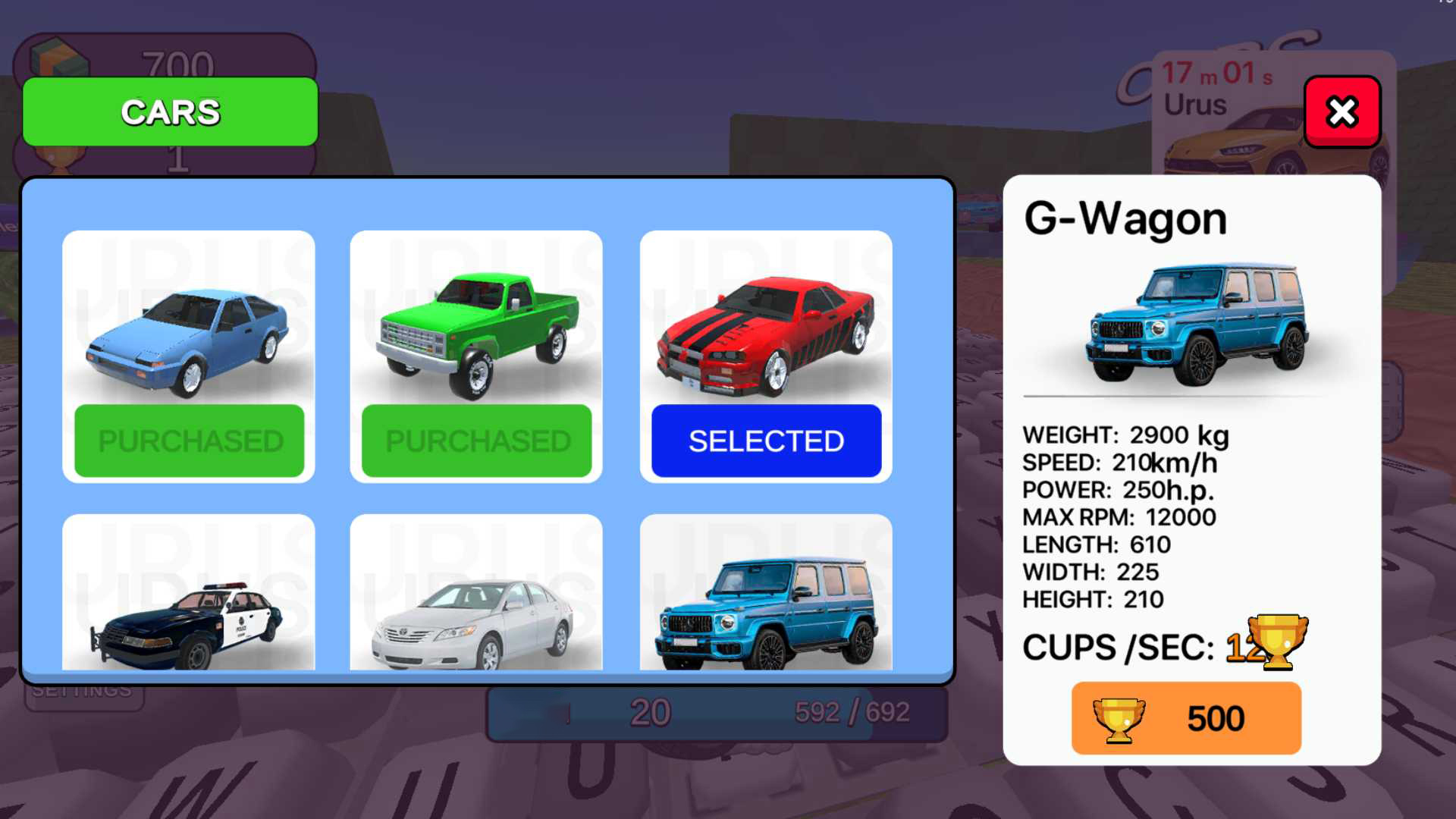 Obby on the car: +1 to Keyboard Speed screenshot 8
