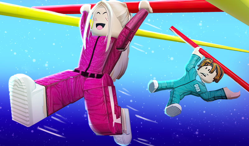 Squid Obby Online with Stick $1 000 000 game cover