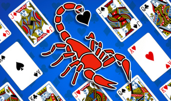 Scorpion Solitaire - Büyük Oyun Kartları