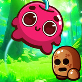 Cherry ball vs 5 emoji enemies