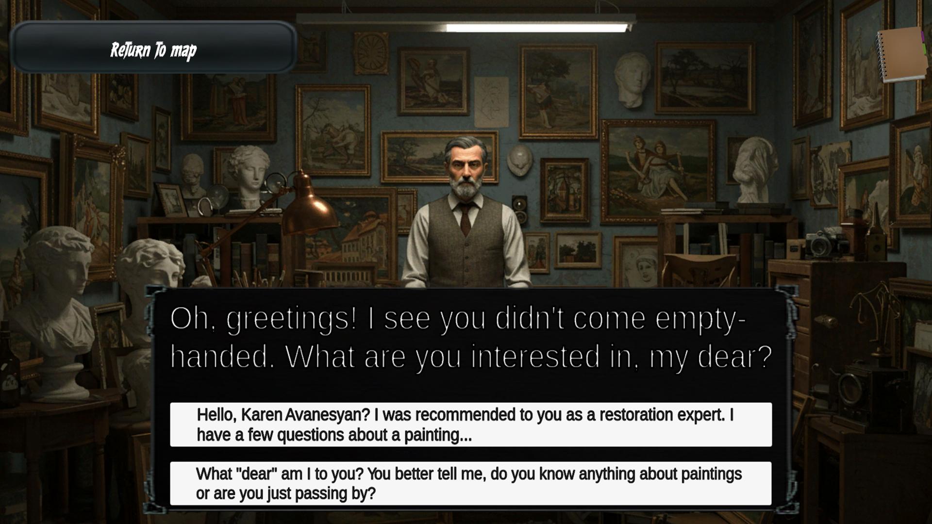 A Detective Story in Dark Tones screenshot