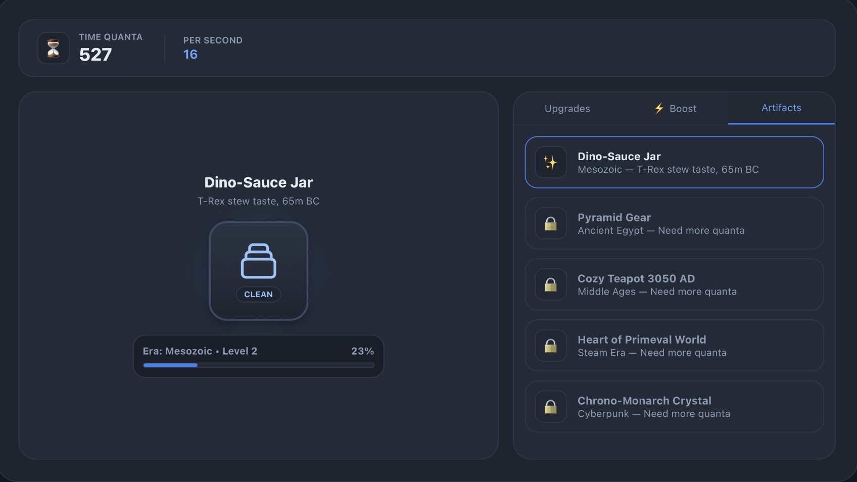 Chrono Clean: Eras Tycoon screenshot 2