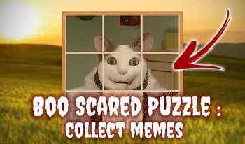 Boo Scared Puzzle: Collect memes