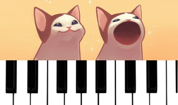 Sonidos de Memes de Piano Cat