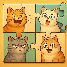 Смешные коты: Пазл