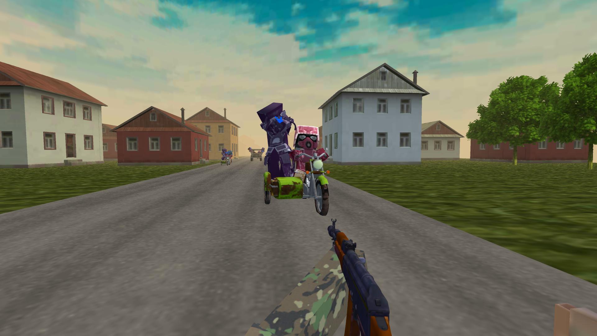 Obby: Shooter on Cars screenshot
