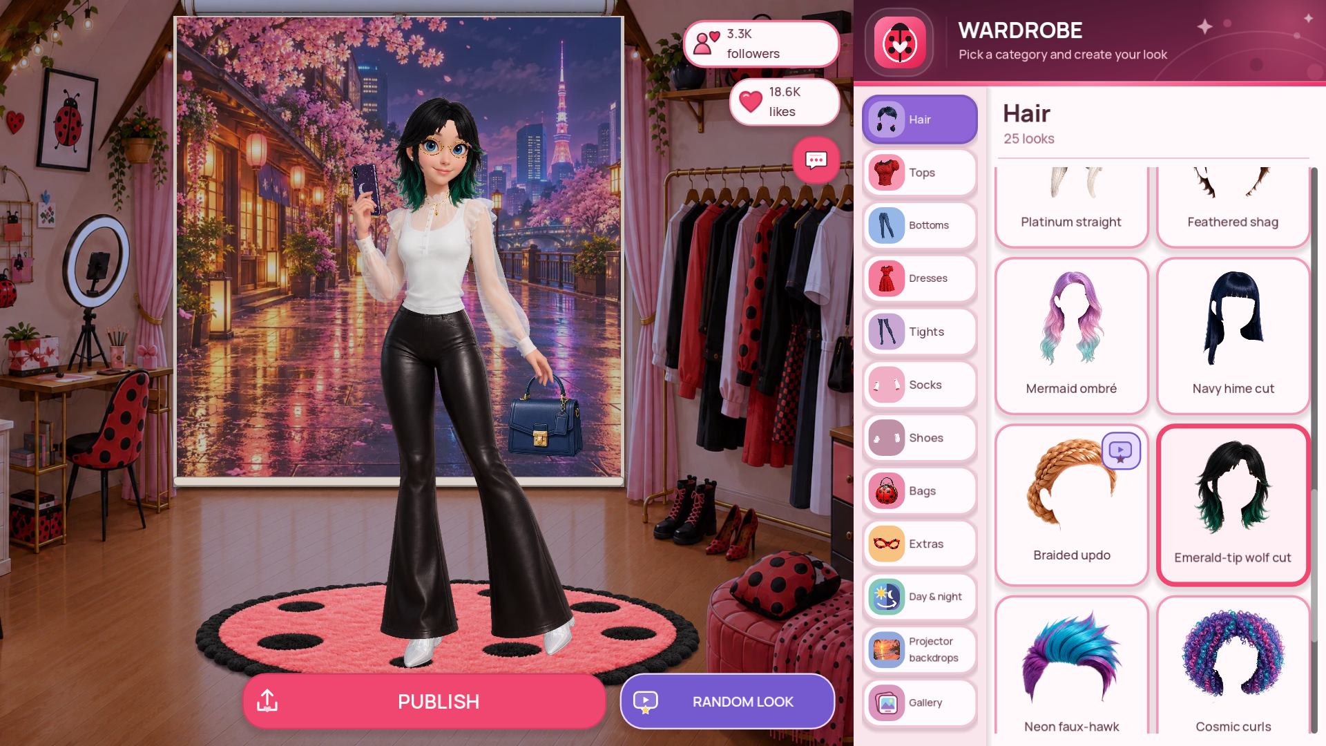Ladybug: Blogger Dress Up — screenshot 2