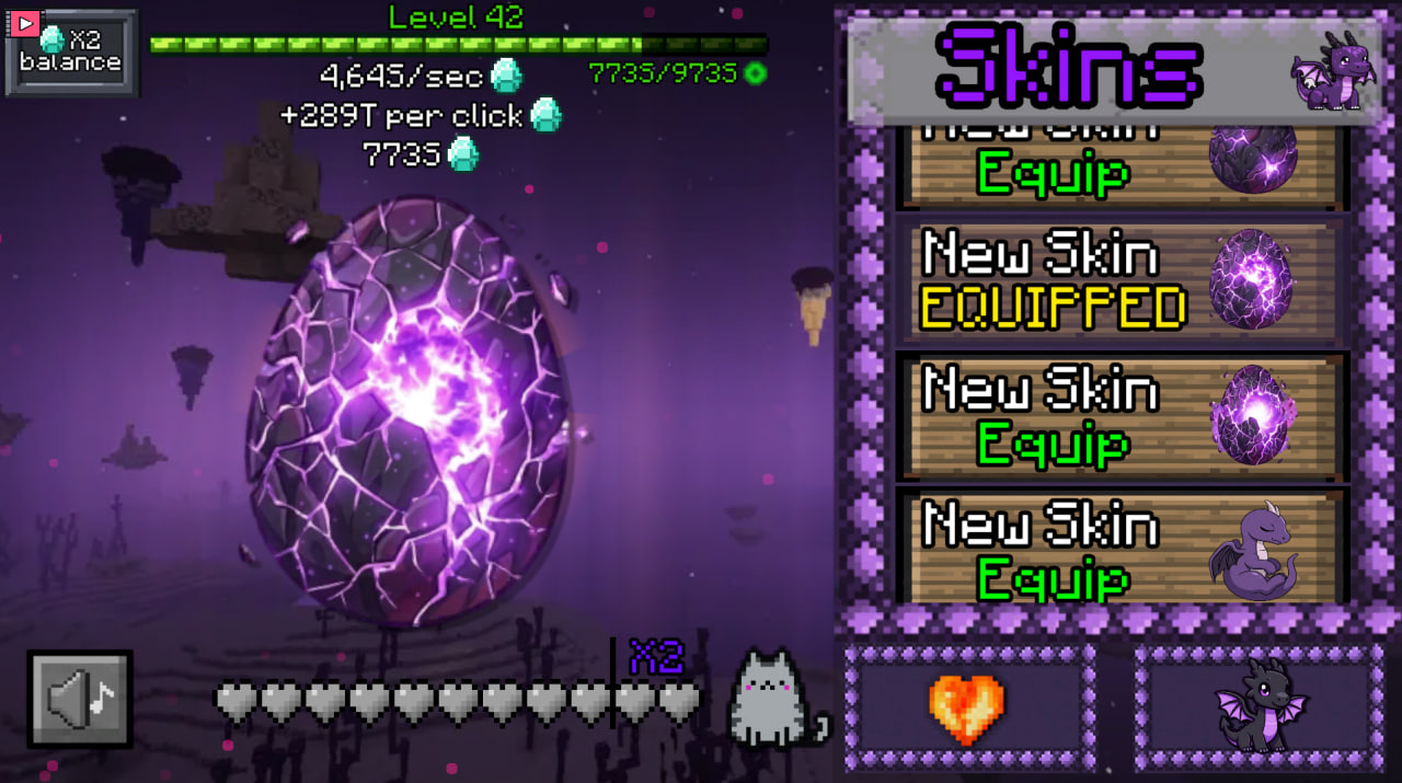 Level Up Ender Dragon: Clicker Evolution — screenshot 5