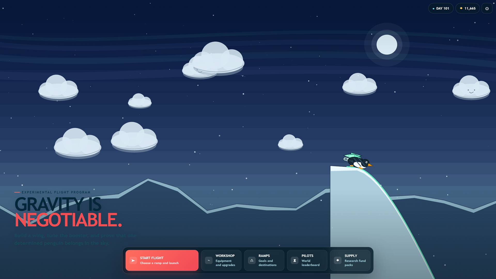 Penguin learns to fly — screenshot 2