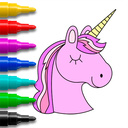 Unicorns Coloring Game for Girls