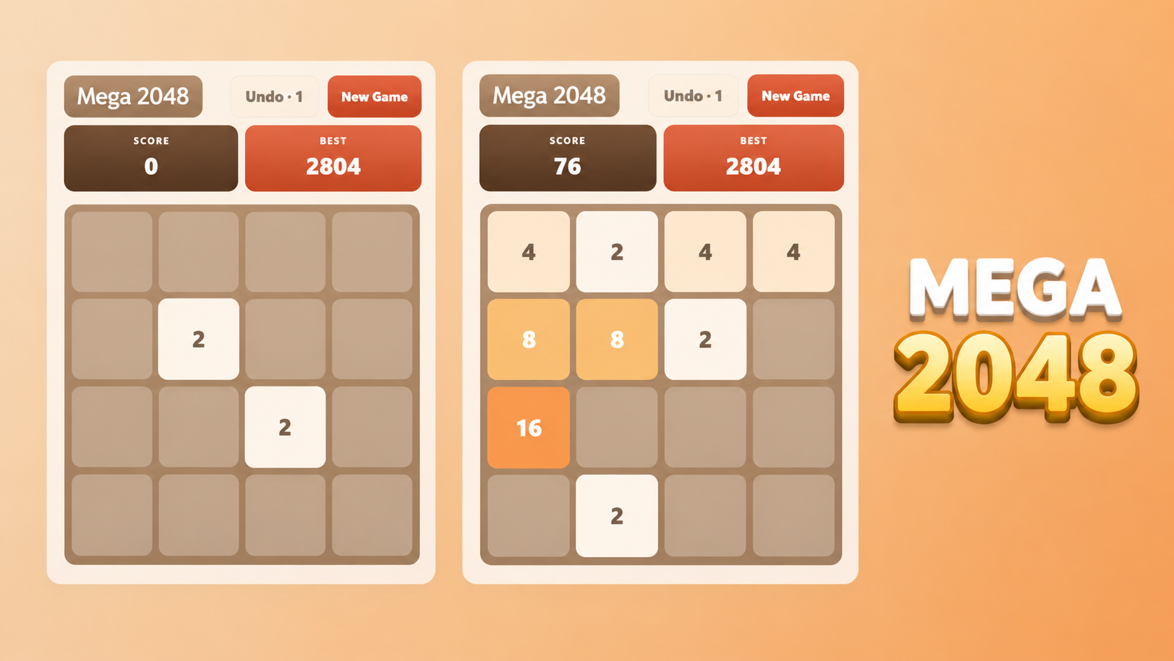 Mega 2048 — screenshot 2