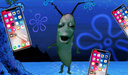 What's in Moaning Plankton's phone