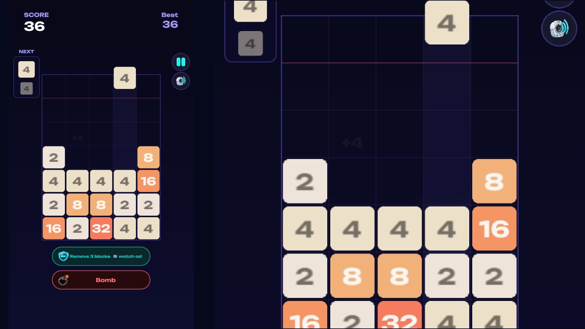 Number Drop 2048 — screenshot 2