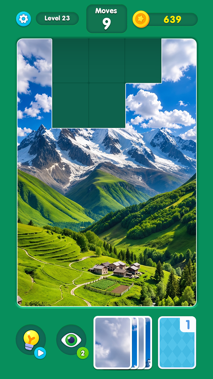 Jigsaw Сard Solitaire screenshot 9