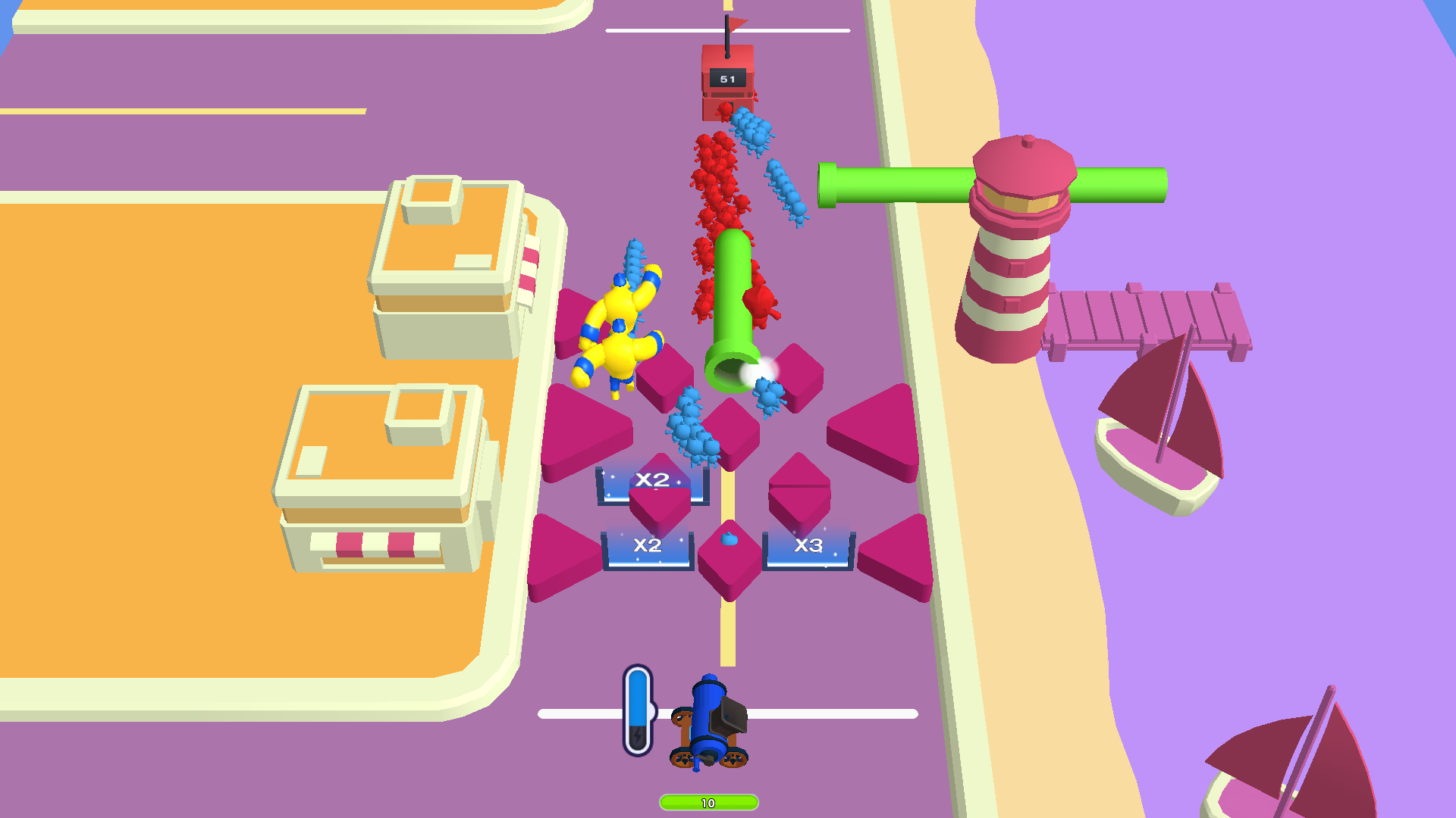 Crowd Cannon Clash screenshot