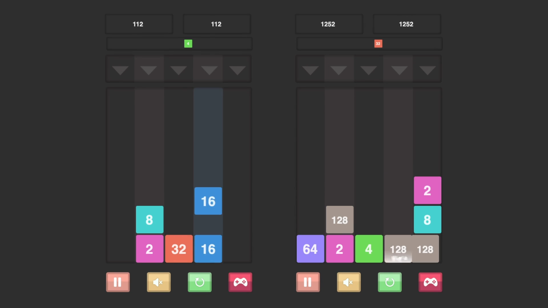 New 2048 screenshot