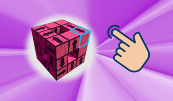 Take apart the cubes. A 3D puzzle!